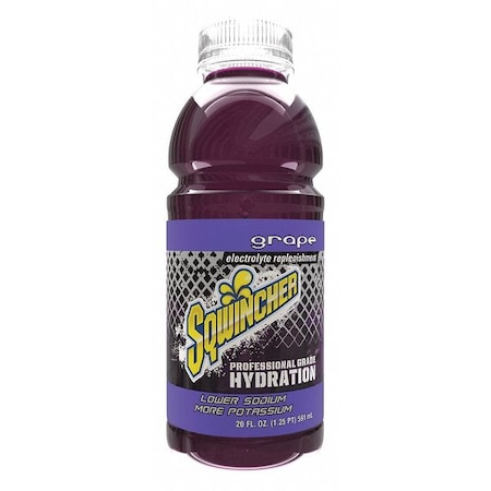 Sports Drink, Regular, 20 oz ready to drink, Grape, PK24 MPN:159030532