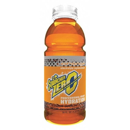 Zero Sports Drink Mix, Sugar Free, 20 oz ready to drink, Orange, PK24 MPN:159030801