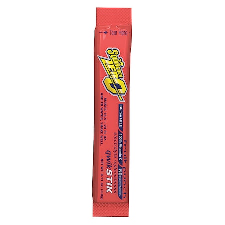 Sports Drink Mix, Sugar Free Electrolyte, Fruit Punch, 20 oz Yield, 50 PK MPN:159060102