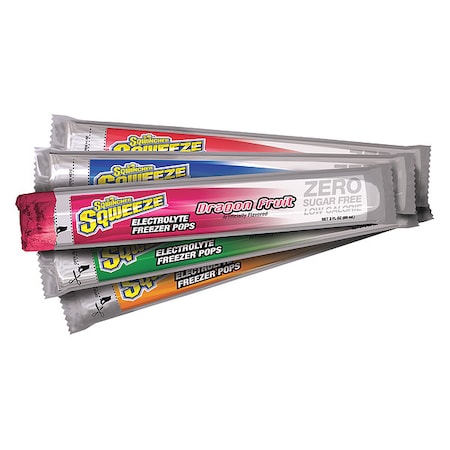 Sqweeze Zero Assorted Freezer Pops MPN:159200231