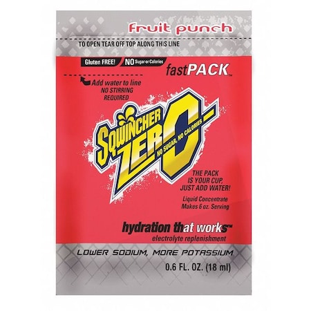 6OZ Fastpack Zero Fruitpunch 4PKS/200CS MPN:159015501