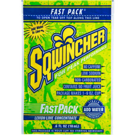 Sqwincher Fast Pack Liquid Concentrate - Lemon-Lime 0.6 oz. 200/Carton 015308-LL