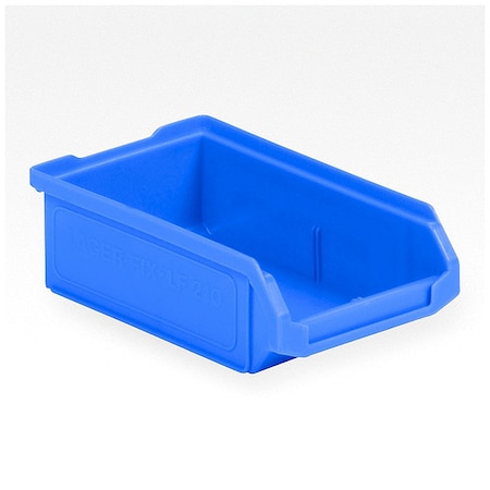 Hang & Stack Storage Bin, Plastic, Blue, 2 in H, 4 3/16 in W, 6 11/16 in L MPN:LF060402.0BL1