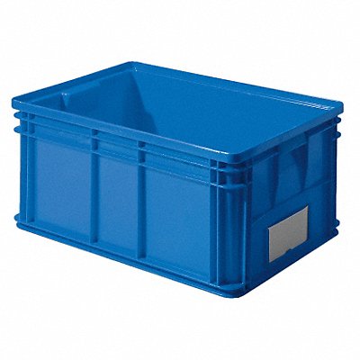 Straight Wall Container Blue Solid HDPE MPN:1461.261912BL1