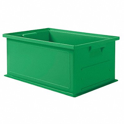 Straight Wall Container Green Solid HDPE MPN:1462.191308GN1