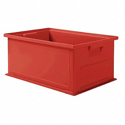Straight Wall Container Red Solid HDPE MPN:1462.191308RD1