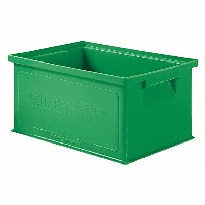 Straight Wall Container Green Solid HDPE MPN:1463.130906GN1