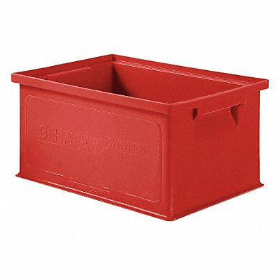 Straight Wall Container Red Solid HDPE MPN:1463.130906RD1