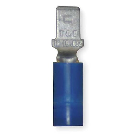 Male Disconnect, Blue, 16-14AWG, PK100 MPN:14RBD-187