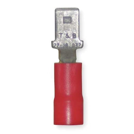 WireDisconnect, Copper, Red, Vinyl, PK100 MPN:18RAD-187