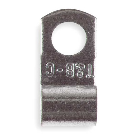 Ring Terminal, #8 Stud Size, 10 AWG, 600 V, Bare Insulated, Bare, Crimp Termination Only, 50 PK MPN:C10-8A