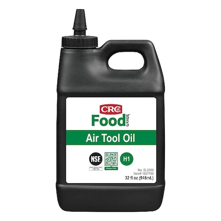 Air Tool Oil, 32 oz., Clear MPN:SL2300