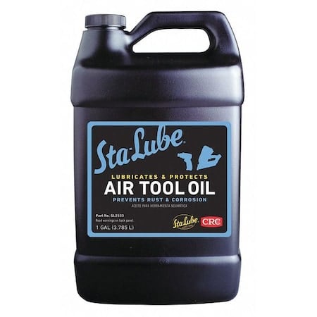 Air Tool Oil, Amber, 1 gal, Bottle MPN:SL2533