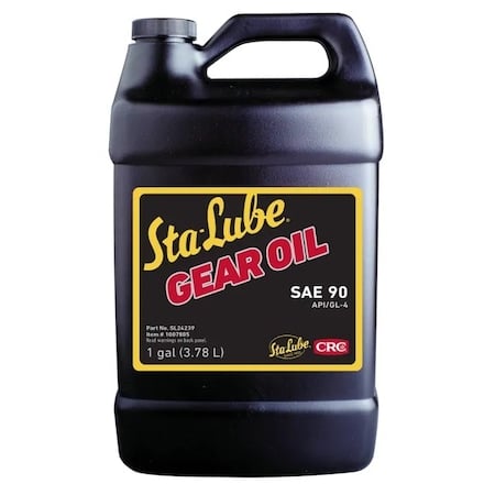 1 gal Multi-Purpose Gear Oil Bottle Not Specified SAE, Amber Brown MPN:SL24239