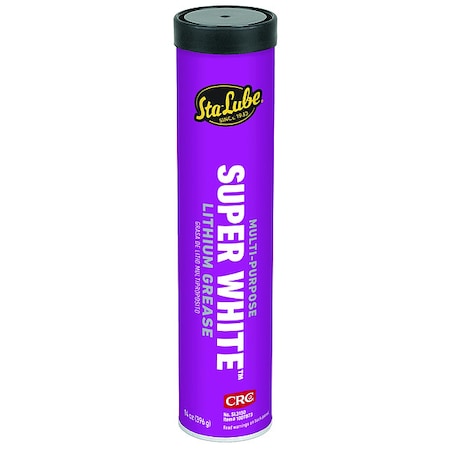 Grease, 14 oz., Cartridge, Mineral, White MPN:SL3150