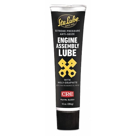 Lubricant, 10 oz, Tube, Black MPN:SL3331
