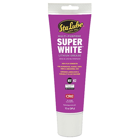 Grease, 10 oz., Tube, Mineral, White MPN:SL3360