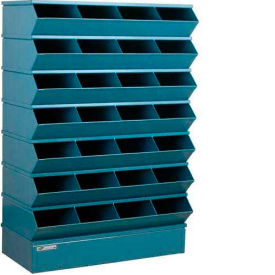 Stackbin® Steel Hopper Stack Bin 32 Compartment Sectional Unit 37