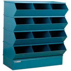 Stackbin® Steel Hopper Stack Bin 12 Compartment Sectional Unit 37