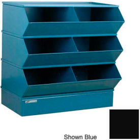 Stackbin® Steel Hopper Stack Bin 6 Compartment Steel Sectional Unit 37