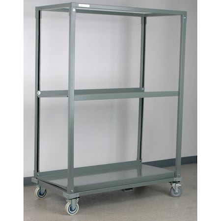 Sloped Steel Shelf Cart MPN:4-2WSER-S