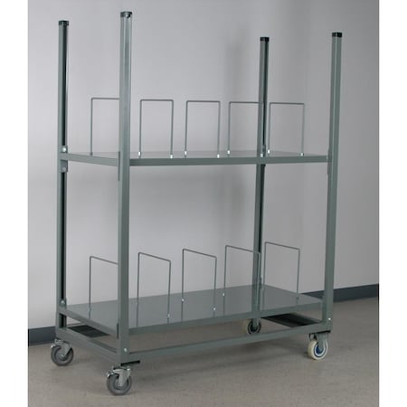 Mobile (2Shelf) Carton Rack MPN:4-32WTN-5-12