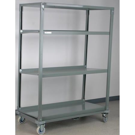 Sloped Steel Shelf Cart MPN:4-3WSER-S
