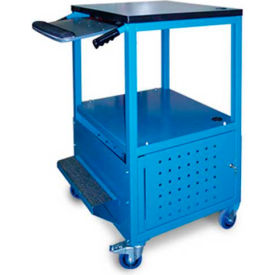 Stackbin Enclosed Bottom Computer Cart 30