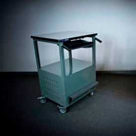 Stackbin Enclosed Bottom Computer Cart 30