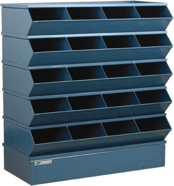 5 Bin, Shelving Unit with Openings & Base MPN:3-320SSB