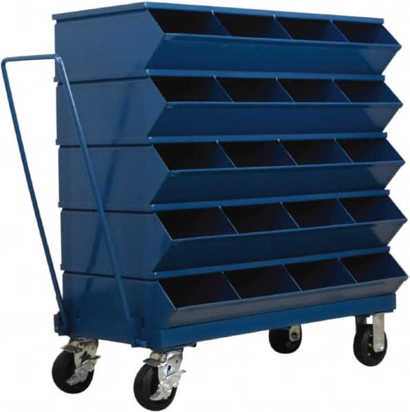 5 Bin, Shelving Unit with Openings & Base MPN:3-320SSMB