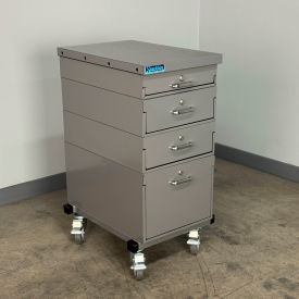 Stackbin® Mobile Drawer Unit #2 13 Gauge Steel Top 16
