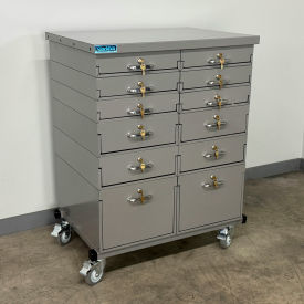 Stackbin® Mobile Drawer Unit #1 13 Gauge Steel Top 32