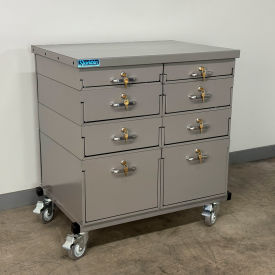 Stackbin® Mobile Drawer Unit #2 13 Gauge Steel Top 32
