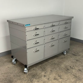 Stackbin® Mobile Drawer Unit #2 13 Gauge Steel Top 47