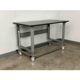 Stackbin® 2500 Electric Hydro Lift Mobile Workbench 72 x 30