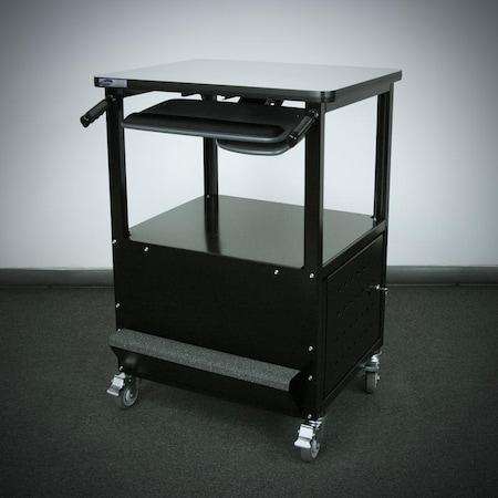 Enclosed Bottom Computer Cart MPN:4-WREP