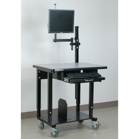Mobile Computer Station And Monitor Arm MPN:P3624-T-SCD-MA