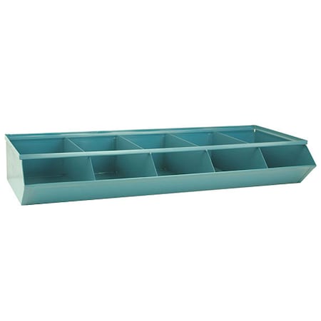 Sectional Stacking Bin, 7.5 in W x 6 in D x 15.5 in H, 5 Compartments, Gray, Steel MPN:3-2SS