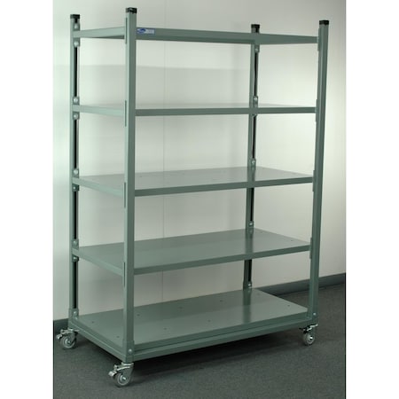 Cart W/ Adjustable Steel Shelves MPN:4-5WSER