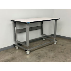 Stackbin® 2500 Electric Hydro Lift Mobile Workbench 72x30