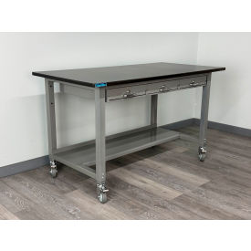 Stackbin® Pre-Configured Lab Workbench #3 with Drawers 60