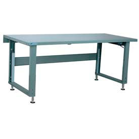 Stackbin 4000 Series Workbench W/ Steel Square Edge & Power Lift 60