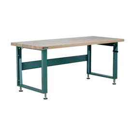 Stackbin Workbench 4000 Series Maple Butcher Block Square Edge 72