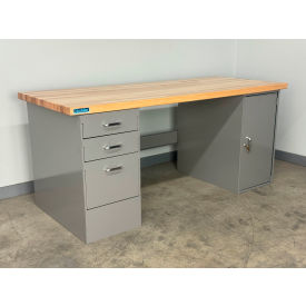 Stackbin® Drawer Cabinet Pedestal Workbench #3 1-3/4