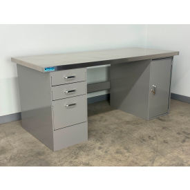 Stackbin® Drawer Cabinet Pedestal Workbench #3 1-3/4