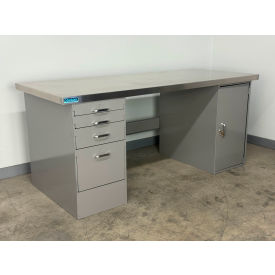 Stackbin® Drawer Cabinet Pedestal Workbench #4 1-3/4
