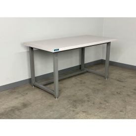 Stackbin® 1005 Adjustable Height Workbench with ESD Laminate Square Edge 72