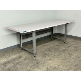 Stackbin® 4000 Electric Hydro Lift Workbench with ESD Laminate Square Edge 96