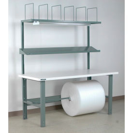 Stackbin Adjustable Height Packing Workbench Laminate Square Edge 72